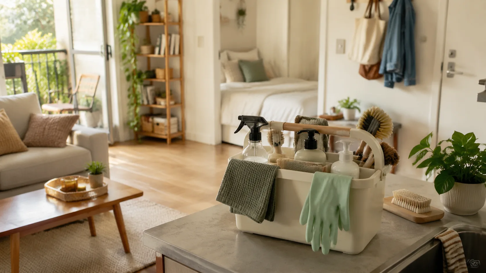 Build a Compact Cleaning Caddy for a Studio Apartment practical example