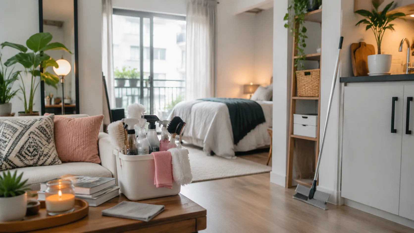 Build a Compact Cleaning Caddy for a Studio Apartment
