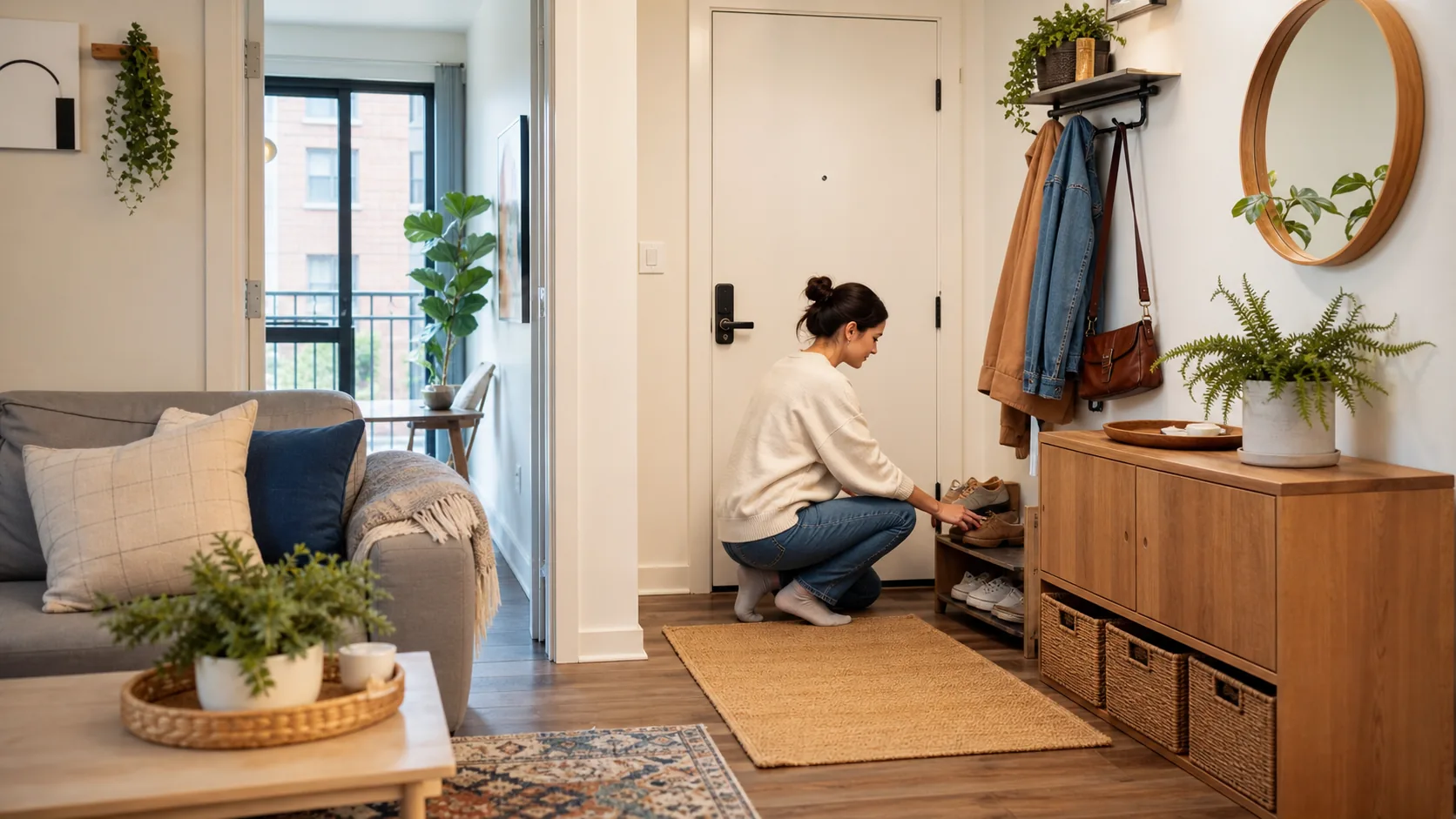 A 30-Minute Entryway Reset practical example